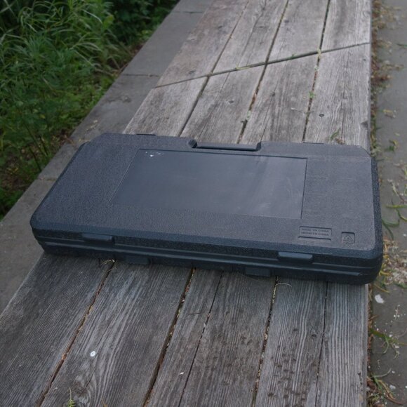 Nice Wood Handle BBQ Set with Plastic Carrying Case Like New! - Picture 16 of 16